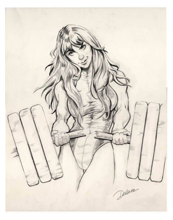 Рисует Cris De Lara