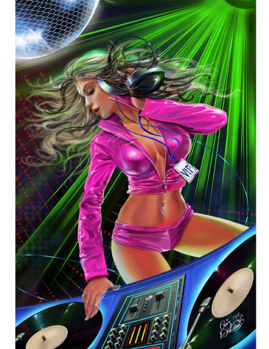 Рисует Cris De Lara