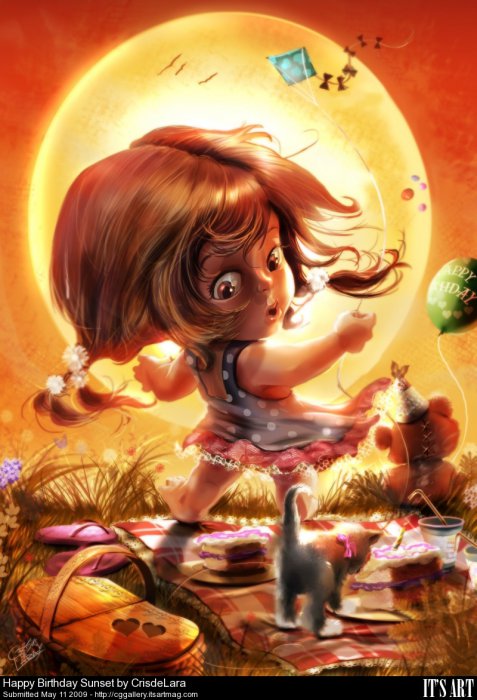 Рисует Cris De Lara