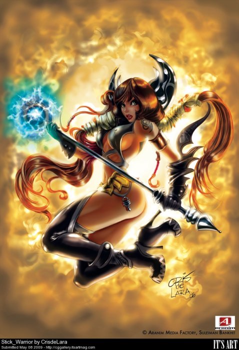 Рисует Cris De Lara