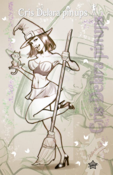 Рисует Cris De Lara