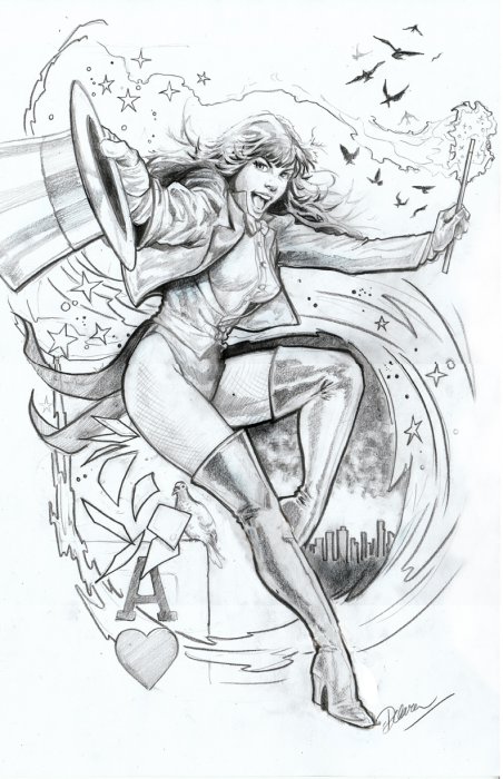 Рисует Cris De Lara