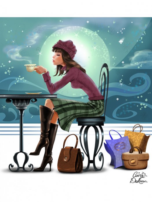 Рисует Cris De Lara