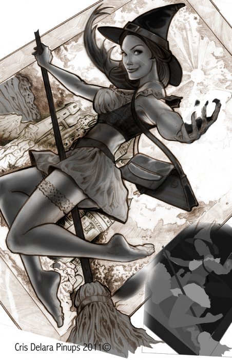 Рисует Cris De Lara