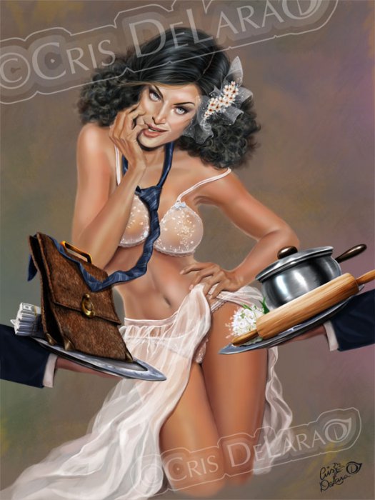 Рисует Cris De Lara