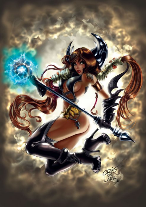 Рисует Cris De Lara