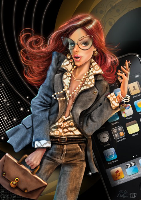 Рисует Cris De Lara