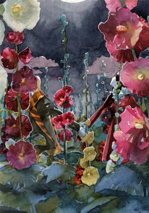 Акварели художника Chernotrav