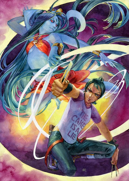 Акварели художника Chernotrav