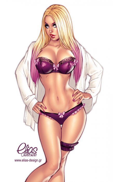 V.A. comix girl art 01