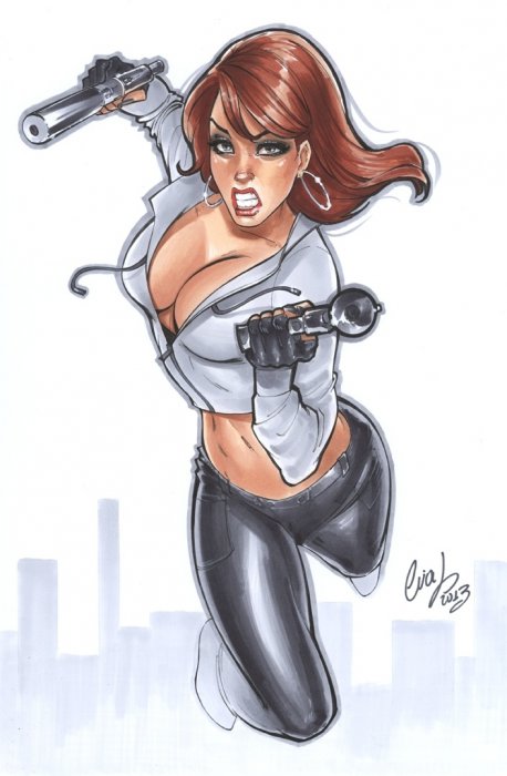 V.A. comix girl art 01