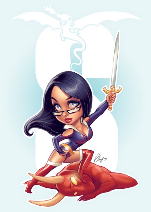 V.A. comix girl art 01