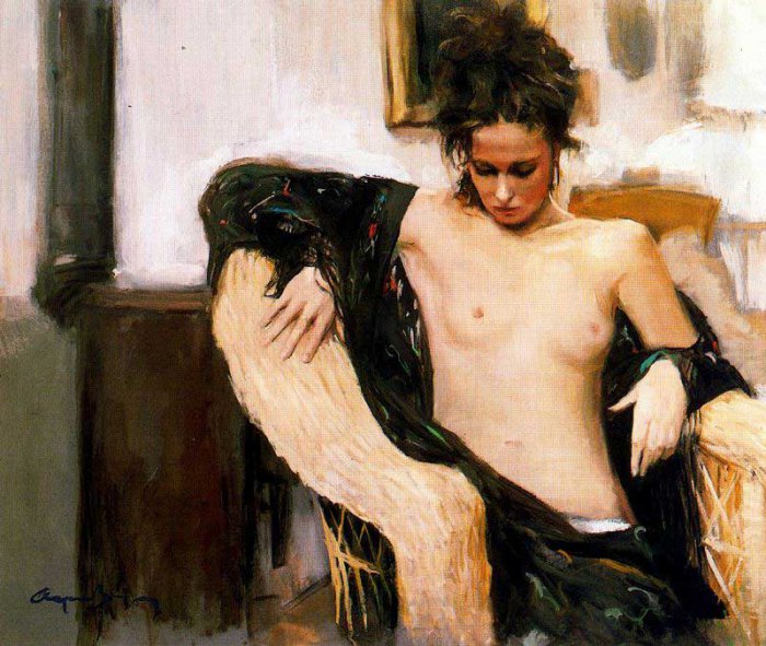 Рисует Cayetano DE ARQUER-BUIGAS