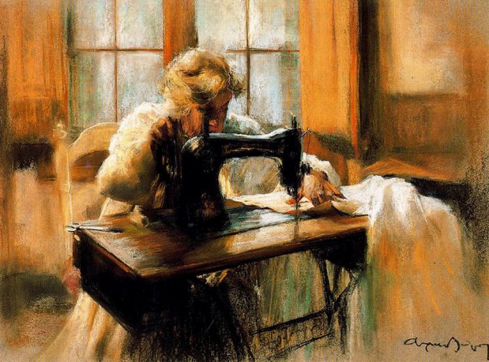 Рисует Cayetano DE ARQUER-BUIGAS