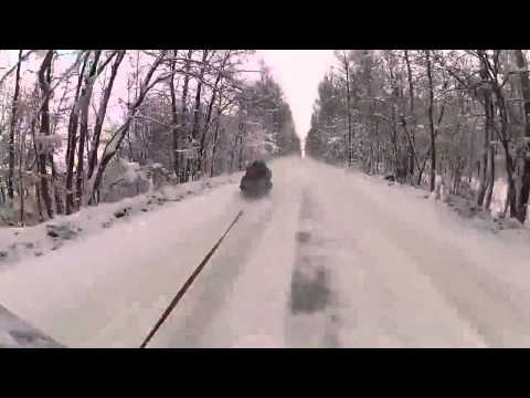 155 км/ч на санках