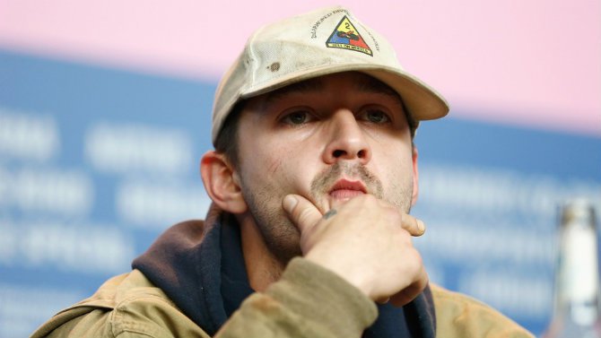 Шайа Лабаф учудил на премьере «Нимфоманки»