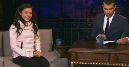 Аделина Сотникова на передаче Вечерний Ургант