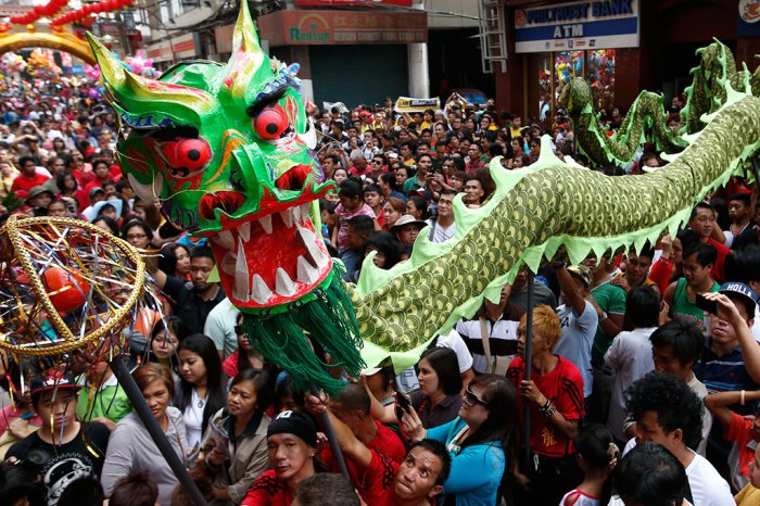 Азиатский восток встретил Новый год