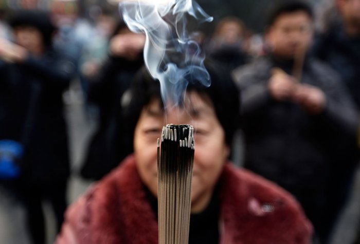 Азиатский восток встретил Новый год