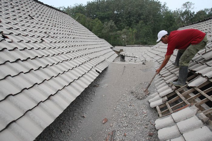 Извержения вулкана Келуд в Индонезии