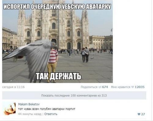 Смешные комментарии их социальных сетей