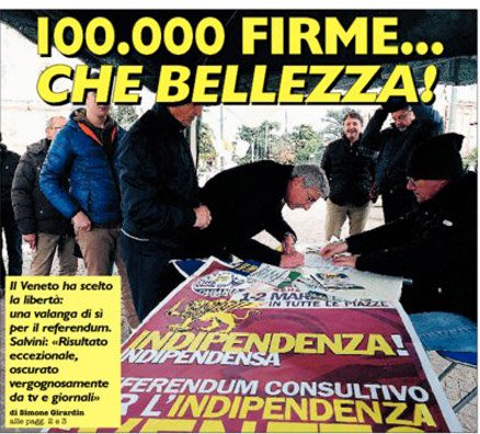 В Венеции начался референдум за отделение от Италии