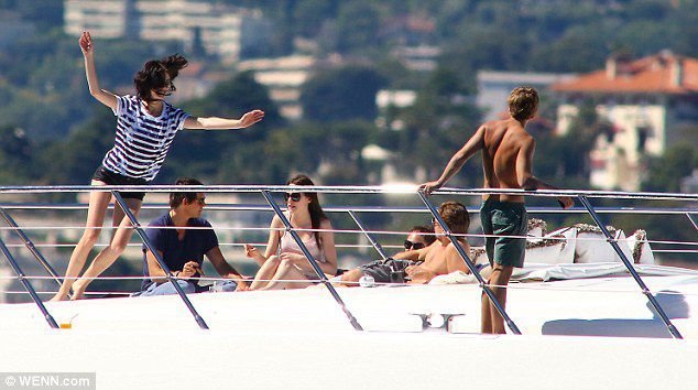 Леонардо Ди Каприо на яхте