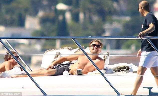 Леонардо Ди Каприо на яхте