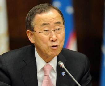 Пан Ги Мун обеспокоен ситуацией на Украине и в России