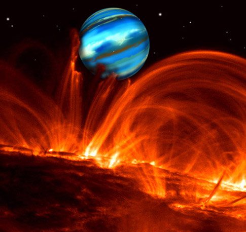 Учёные обнаружили воду в атмосфере горячего Юпитера