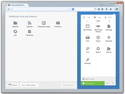 Mozilla Firefox 29 Beta: новая синхронизация, новый режим настроек, новый интерфейс Australis Mozilla Firefox 29 Beta: новая синхронизация, новый режим настроек, новый интерфейс Australis