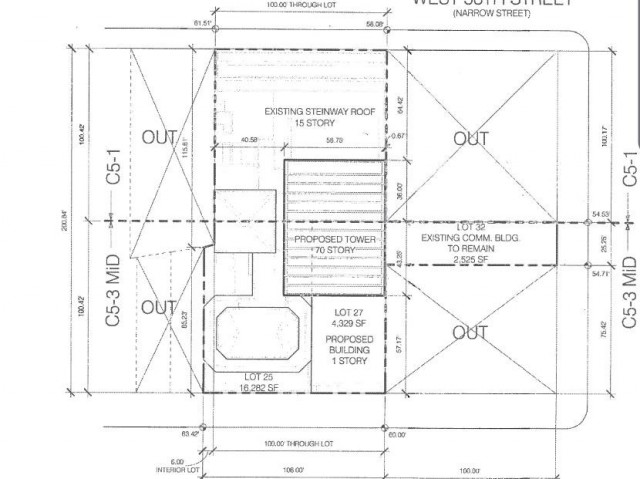 Небоскреб на пятачке