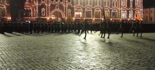 Ночная репетиция Парада Победы-2014