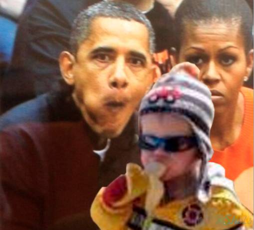 Пацан с бананом пошел в народ