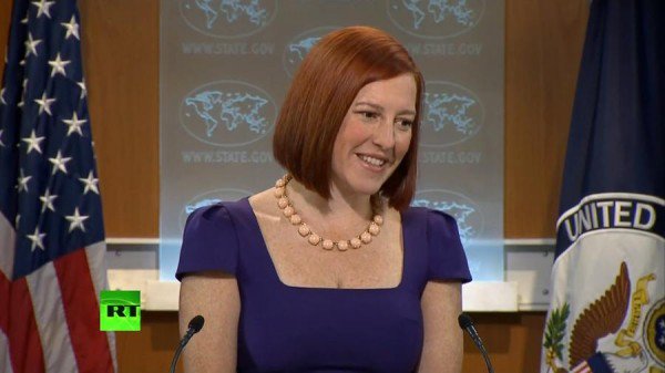 Американский журналист Мэттью Ли по-прежнему троллит Джен Псаки, а она по-прежнему не знает, что говорит