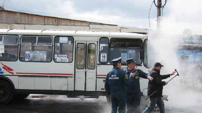 Глава Красноярска вручит награды спасителям пассажиров, попавших под фонтан кипятка