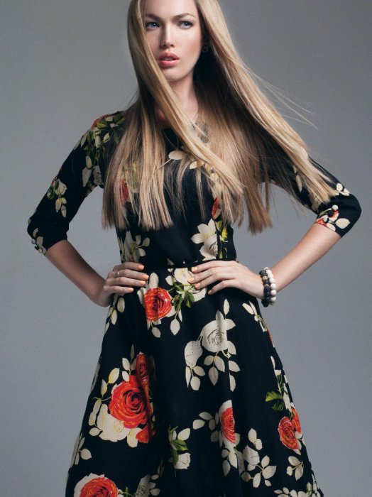 Девушки в платьях (61 фото)