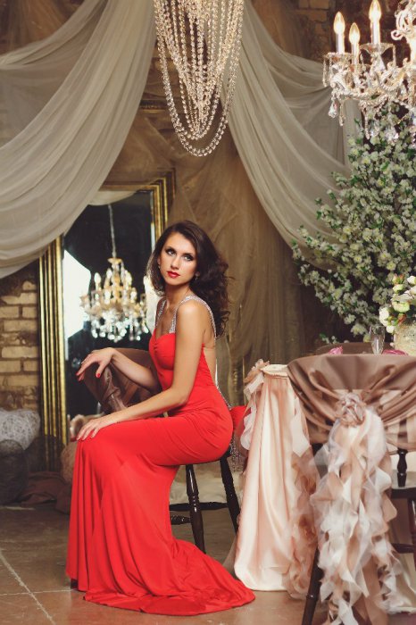 Девушки в платьях (61 фото)