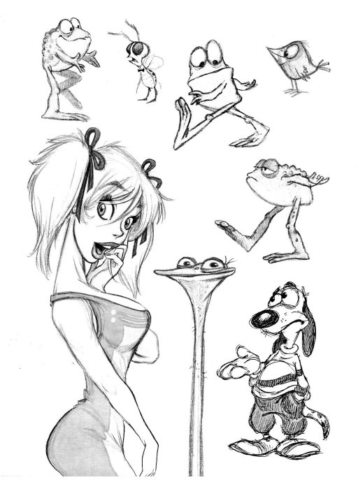 Скетчбуки Дина Игла