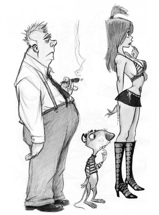 Скетчбуки Дина Игла