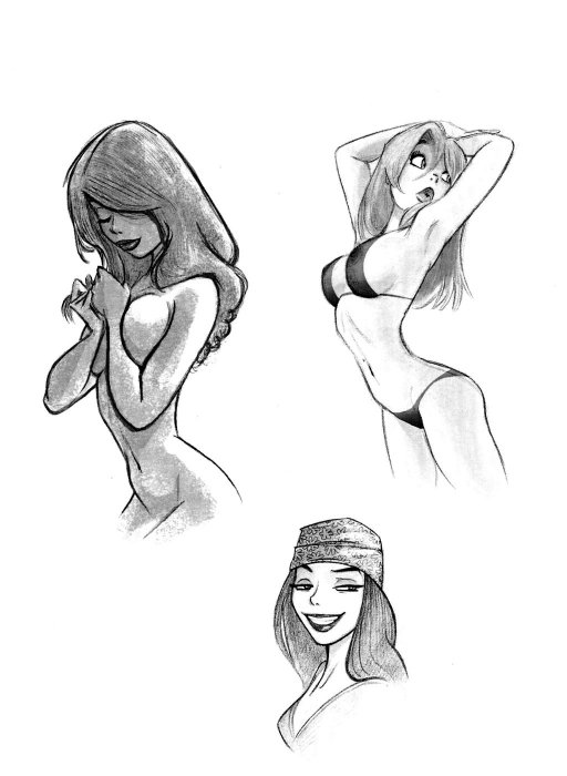 Скетчбуки Дина Игла