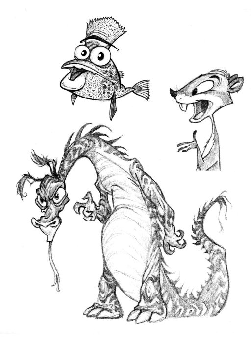 Скетчбуки Дина Игла