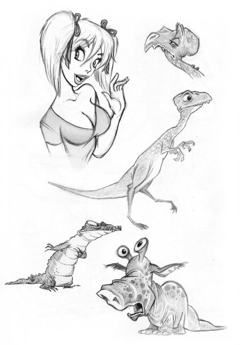 Скетчбуки Дина Игла