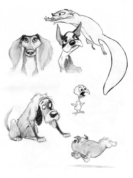 Скетчбуки Дина Игла