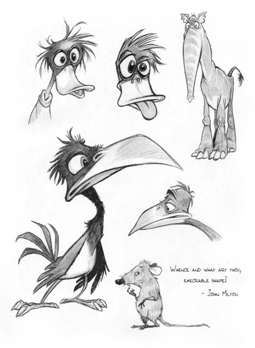 Скетчбуки Дина Игла