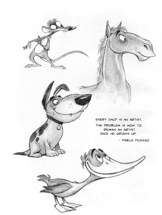 Скетчбуки Дина Игла