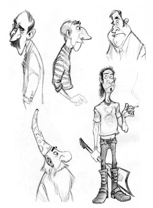 Скетчбуки Дина Игла