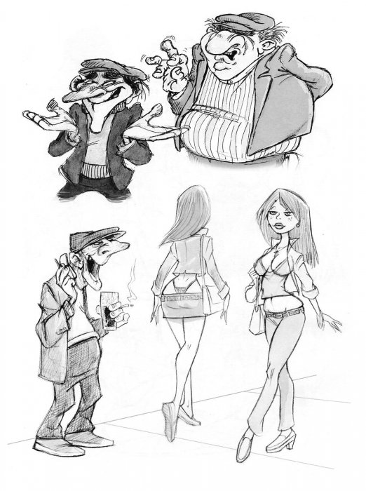 Скетчбуки Дина Игла