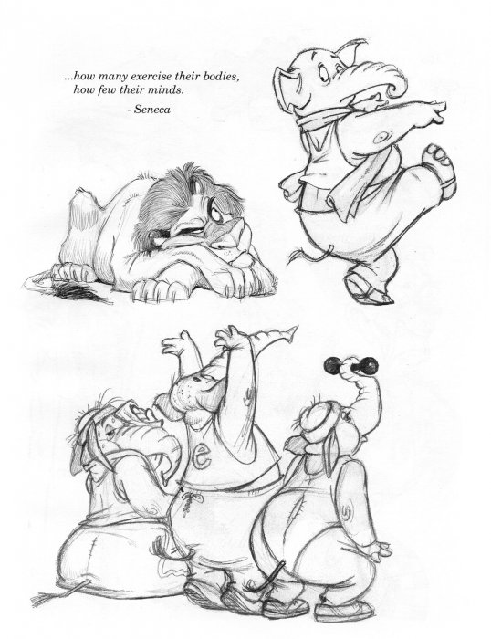 Скетчбуки Дина Игла