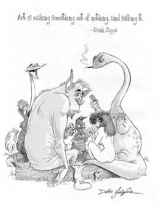 Скетчбуки Дина Игла